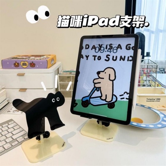 【桌面追劇神器】貓咪手機平板支架 - 可愛摺疊懶人架 【桌面追劇神器】貓咪手機平板支架 - 可愛摺疊懶人架