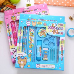 可愛兔子圖案文具組 小學生獎品 禮品