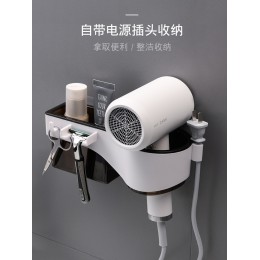掛式多功能收納架 吹風機架 廁所多功能置物架 壁掛式無痕收納架