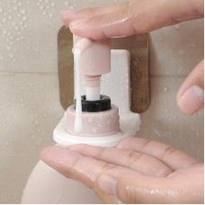 壁掛式按壓瓶掛勾 多用途瓶架 洗手乳沐浴乳掛架