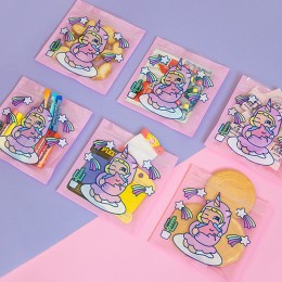 可愛女孩夾鏈袋 創意女孩印花密封袋 包裝糖果袋 包裝袋 夾鏈袋
