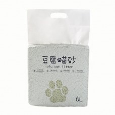 創意天然豆腐貓砂 強力除臭植物貓砂 6L環保貓沙 豆腐砂