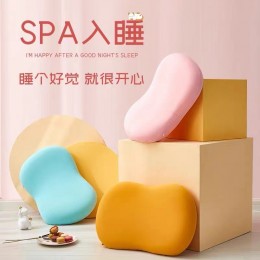 創意慢回彈不塌陷貓肚枕 記憶棉護頸枕 家用午睡抱枕 貓肚皮枕頭