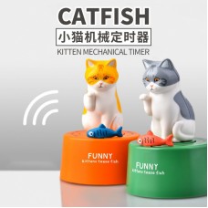 可愛小貓造型計時器 廚房必備定時器 學生考試計時器 創意造型提醒器