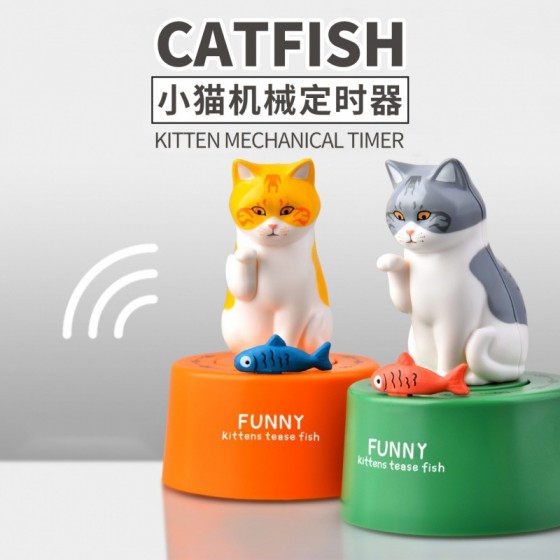 可愛小貓造型計時器 廚房必備定時器 學生考試計時器 創意造型提醒器 可愛小貓造型計時器 廚房必備定時器 學生考試計時器 創意造型提醒器